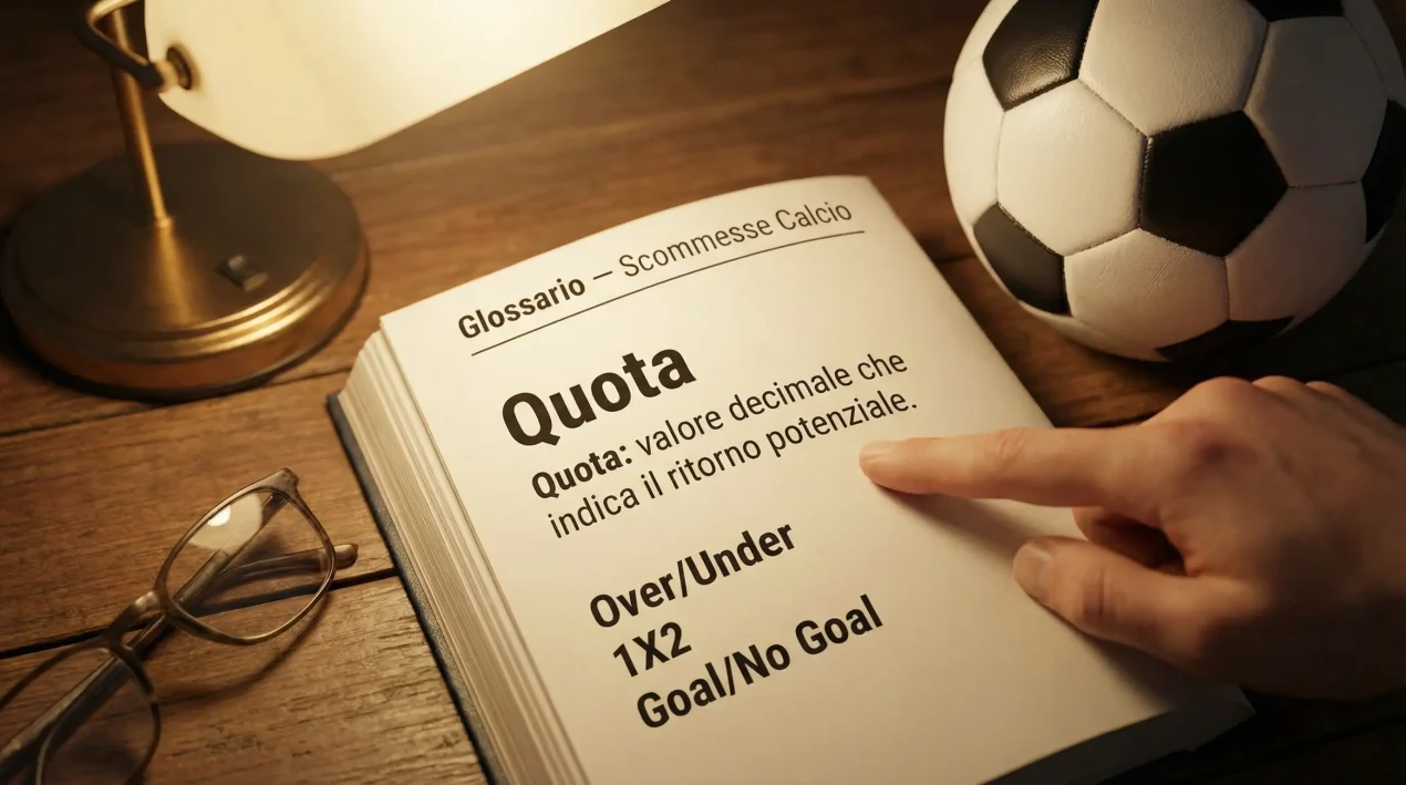 Glossario Scommesse Calcio: Tutti i Termini del Betting dalla A alla Z